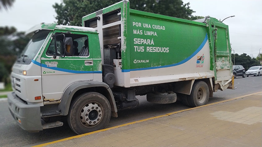 Camión recolector de residuos